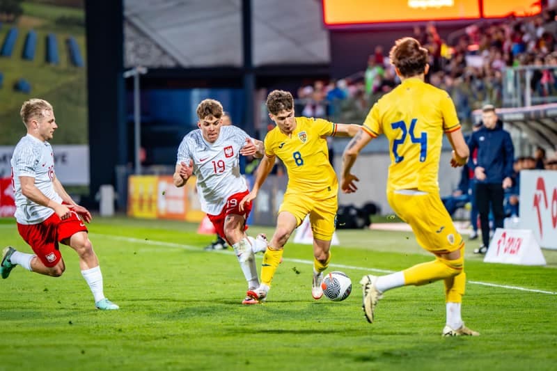 Football. Elite League. Poland U20 - Romania U20. 21.03.2025