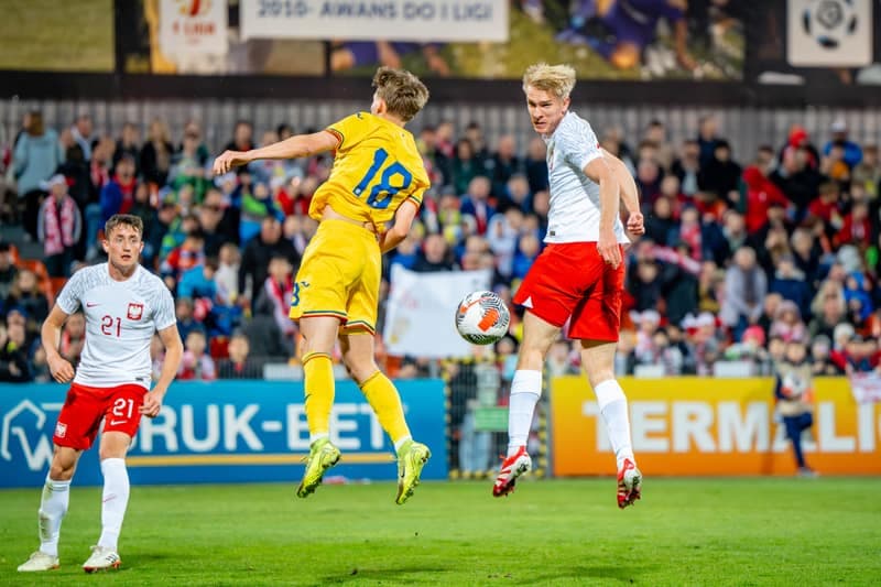 Football. Elite League. Poland U20 - Romania U20. 21.03.2025
