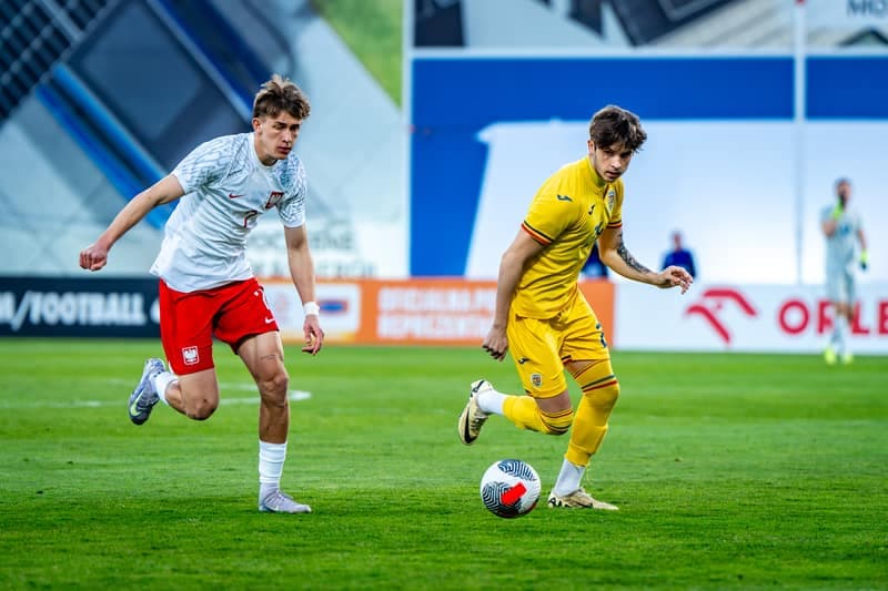 Football. Elite League. Poland U20 - Romania U20. 21.03.2025
