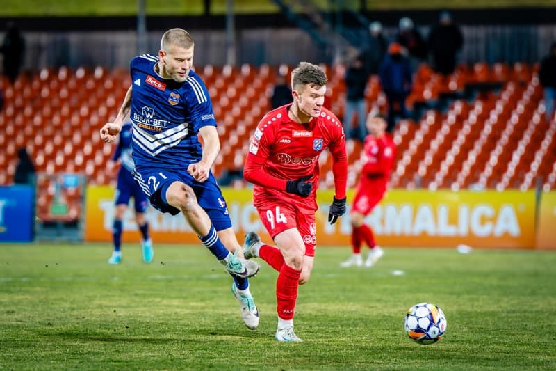 Football. Betclic 1 Liga. Bruk-Bet Termalica Nieciecza - Odra Opole. 14.02.2025