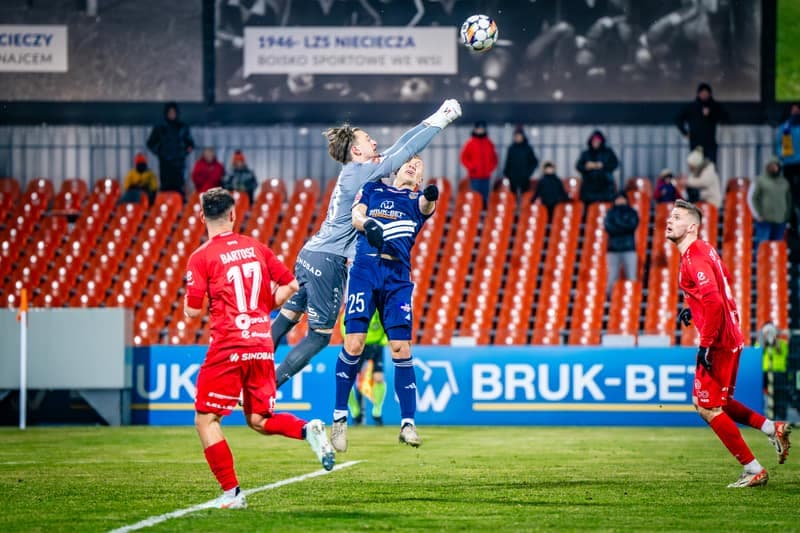 Football. Betclic 1 Liga. Bruk-Bet Termalica Nieciecza - Odra Opole. 14.02.2025