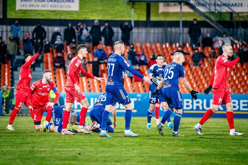 Football. Betclic 1 Liga. Bruk-Bet Termalica Nieciecza - Odra Opole. 14.02.2025