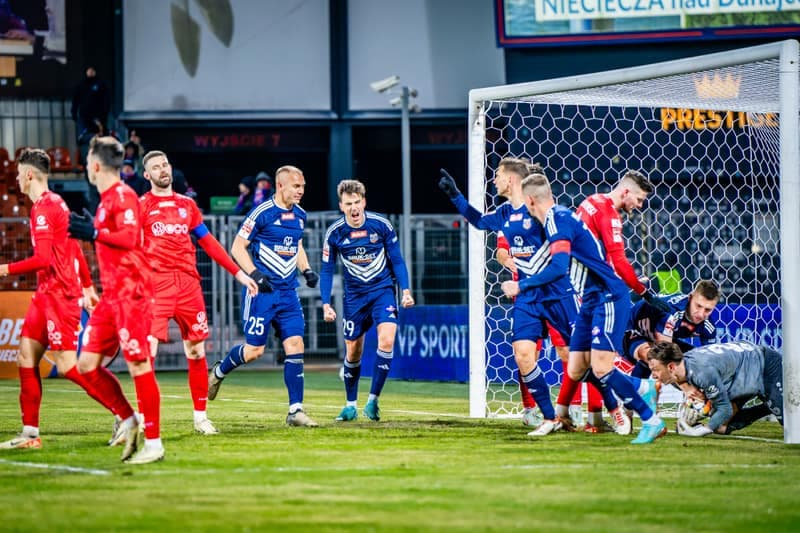 Football. Betclic 1 Liga. Bruk-Bet Termalica Nieciecza - Odra Opole. 14.02.2025