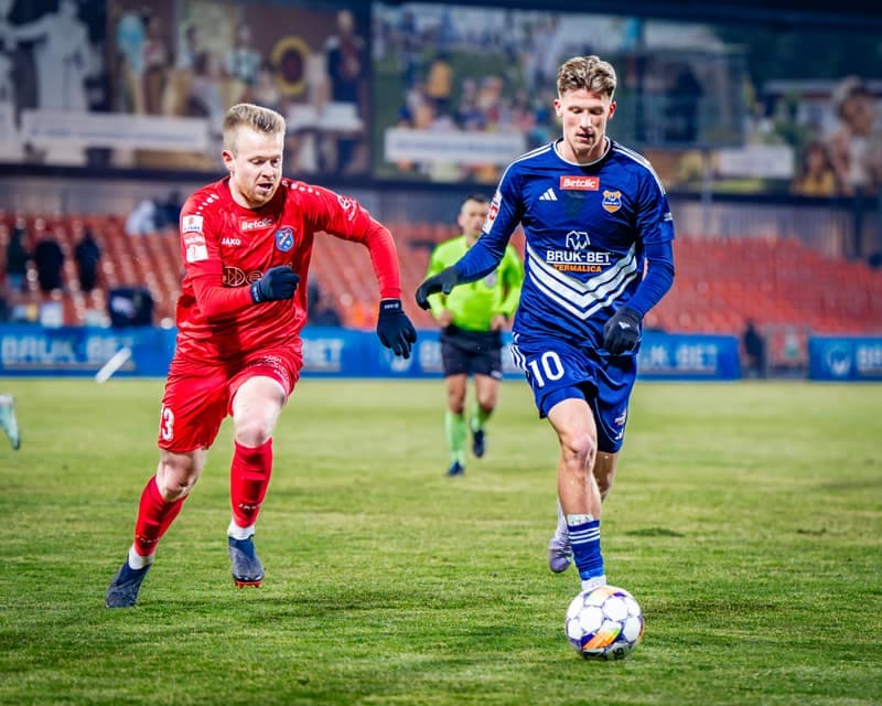 Football. Betclic 1 Liga. Bruk-Bet Termalica Nieciecza - Odra Opole. 14.02.2025