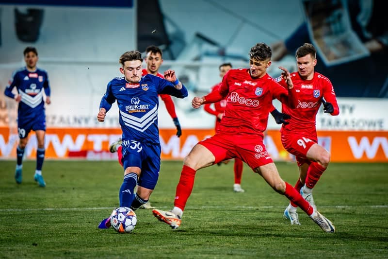 Football. Betclic 1 Liga. Bruk-Bet Termalica Nieciecza - Odra Opole. 14.02.2025
