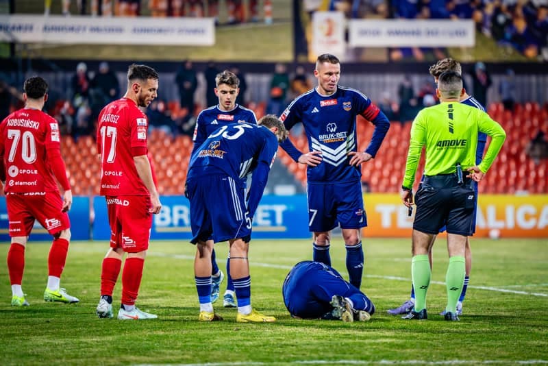 Football. Betclic 1 Liga. Bruk-Bet Termalica Nieciecza - Odra Opole. 14.02.2025