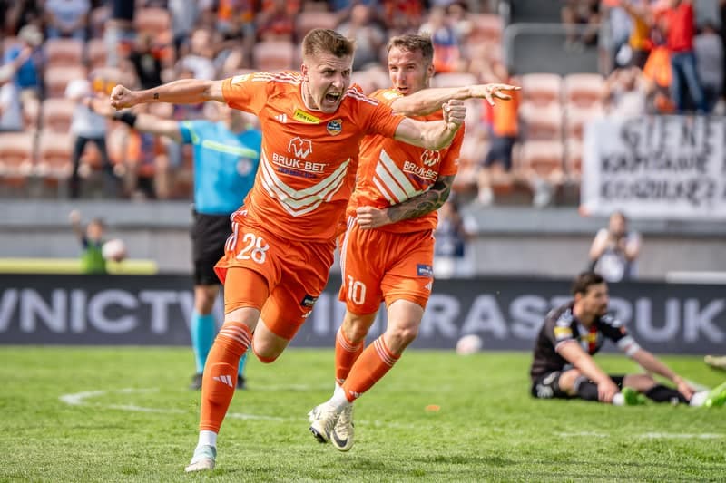 Football. Betclic 1 Liga. Bruk-Bet Termalica Nieciecza - Polonia Warsaw. 05.05.2024