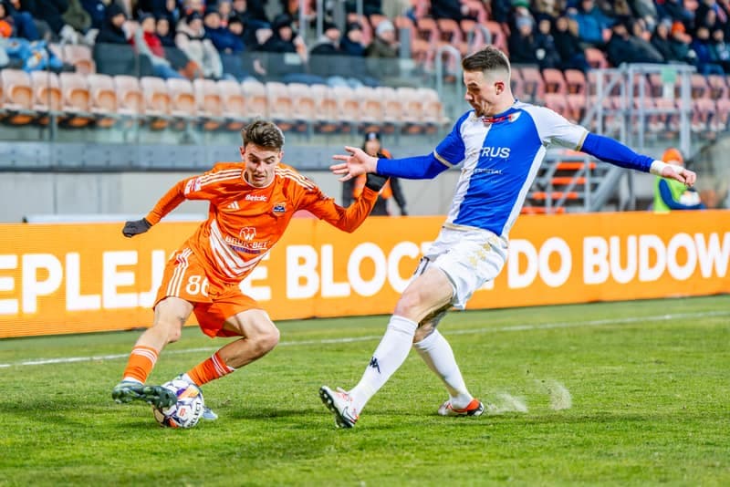 Football. Betclic 1 Liga. Bruk-Bet Termalica Nieciecza - Pogon Siedlce. 22.02.2025