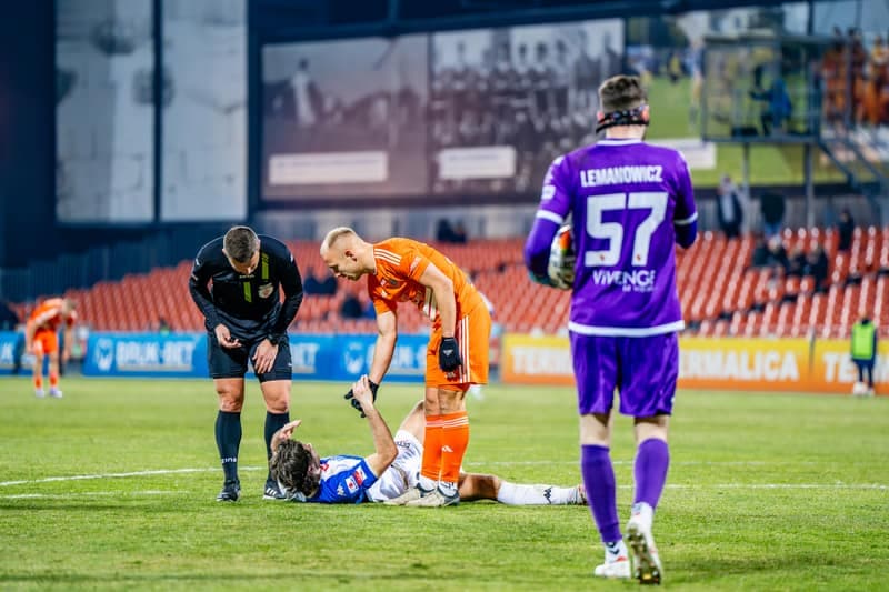 Football. Betclic 1 Liga. Bruk-Bet Termalica Nieciecza - Pogon Siedlce. 22.02.2025