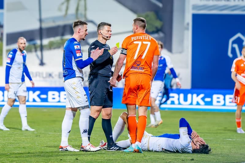 Football. Betclic 1 Liga. Bruk-Bet Termalica Nieciecza - Pogon Siedlce. 22.02.2025