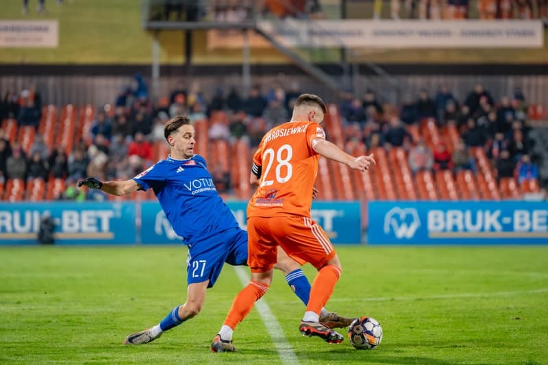Football. Betclic 1 Liga. Bruk-Bet Termalica Nieciecza - Miedz Legnica. 09.11.2024