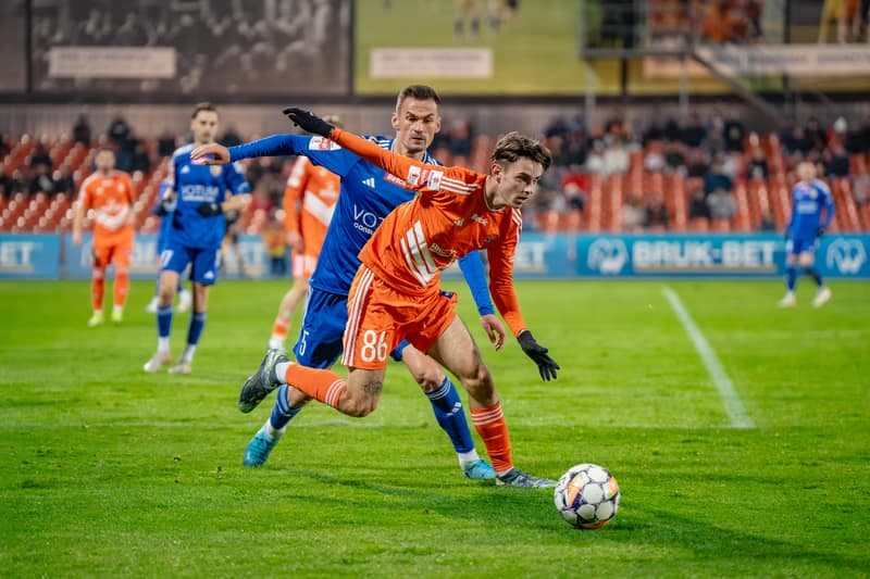 Football. Betclic 1 Liga. Bruk-Bet Termalica Nieciecza - Miedz Legnica. 09.11.2024