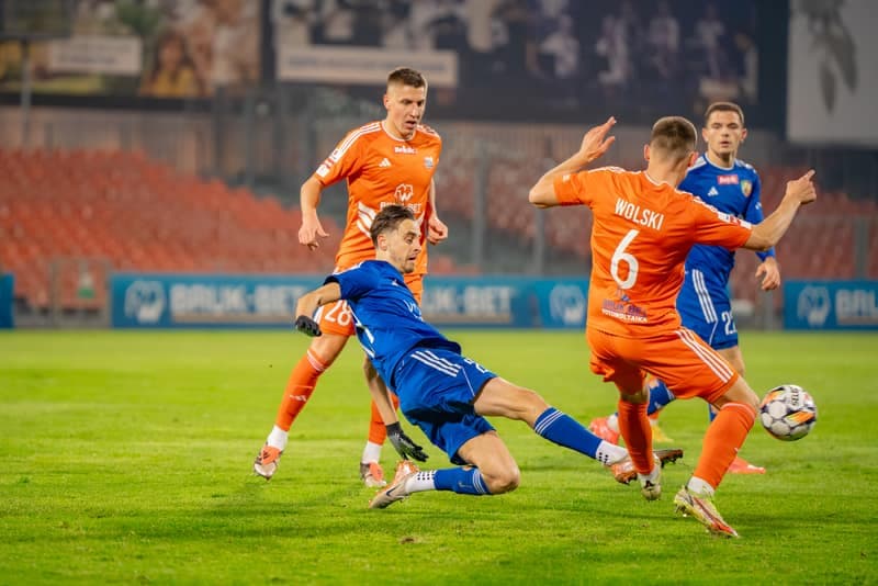 Football. Betclic 1 Liga. Bruk-Bet Termalica Nieciecza - Miedz Legnica. 09.11.2024