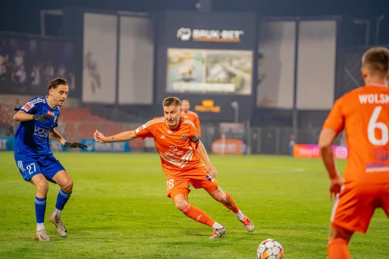 Football. Betclic 1 Liga. Bruk-Bet Termalica Nieciecza - Miedz Legnica. 09.11.2024