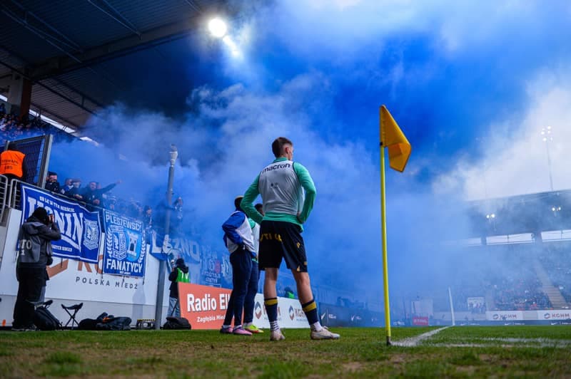 Football. PKO BP Ekstraklasa. Zaglebie Lubin - Lech Poznan. 15.03.2026