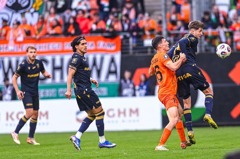 Football. PKO BP Ekstraklasa. Zaglebie Lubin - Lech Poznan. 15.03.2026