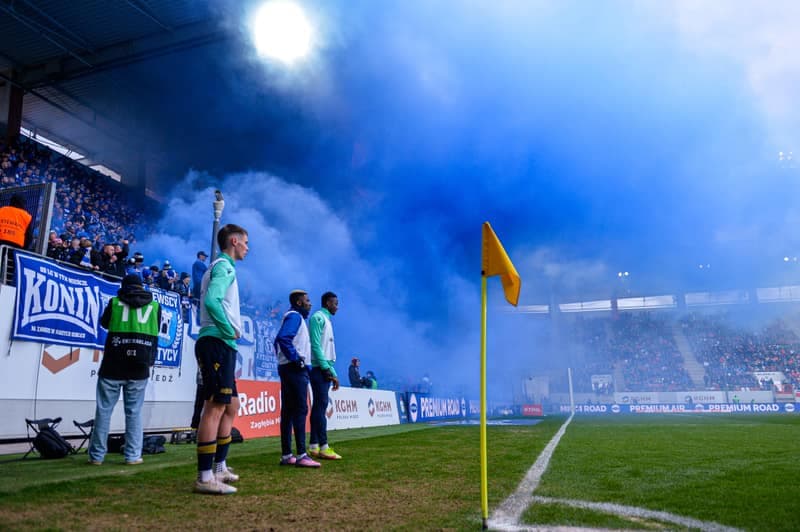 Football. PKO BP Ekstraklasa. Zaglebie Lubin - Lech Poznan. 15.03.2026