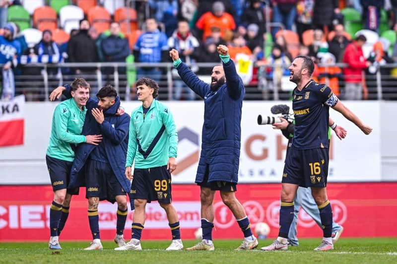 Football. PKO BP Ekstraklasa. Zaglebie Lubin - Lech Poznan. 15.03.2026