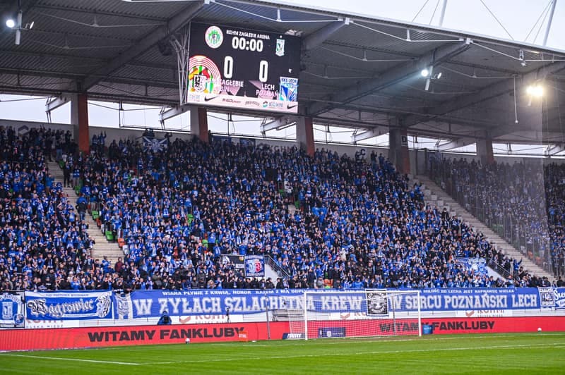 Football. PKO BP Ekstraklasa. Zaglebie Lubin - Lech Poznan. 15.03.2026