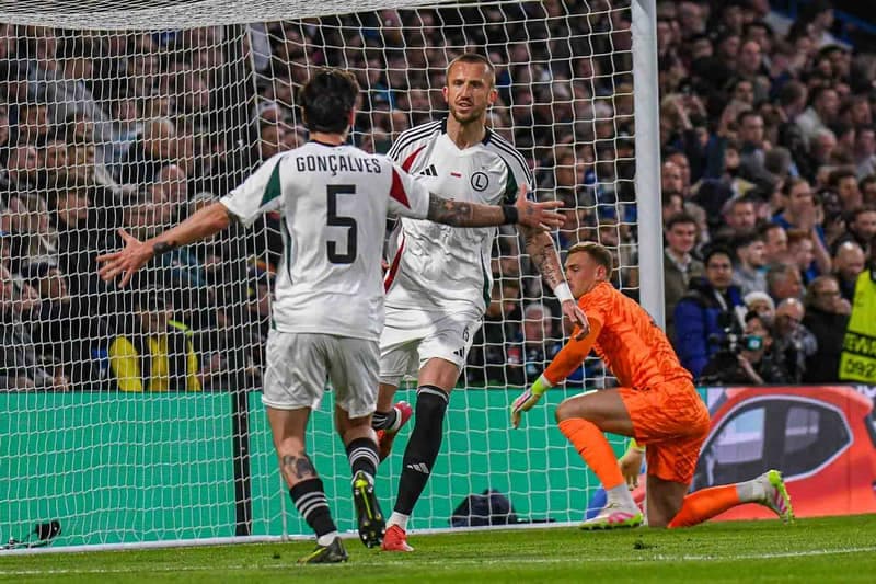 Football. UEFA Conference League. Chelsea - Legia Warsaw. 17.04.2025