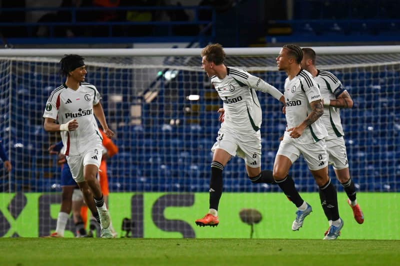Football. UEFA Conference League. Chelsea - Legia Warsaw. 17.04.2025