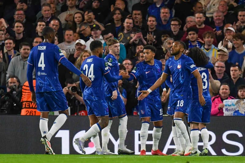 Football. UEFA Conference League. Chelsea - Legia Warsaw. 17.04.2025