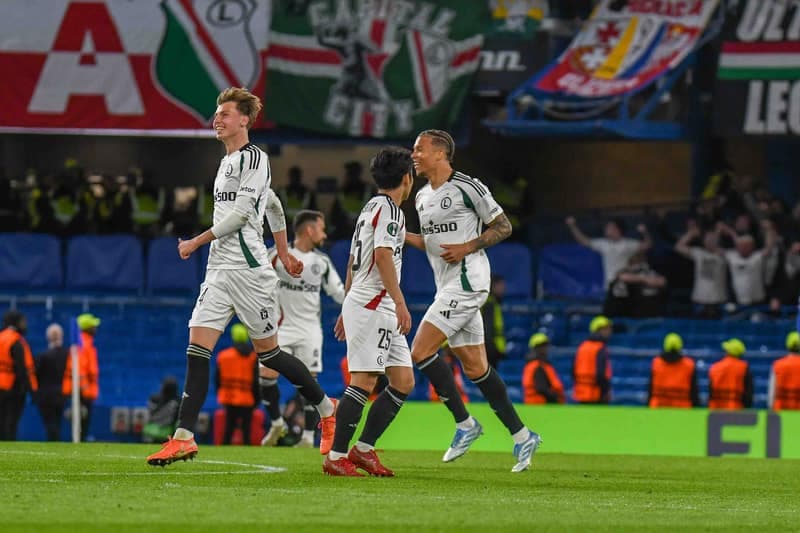 Football. UEFA Conference League. Chelsea - Legia Warsaw. 17.04.2025
