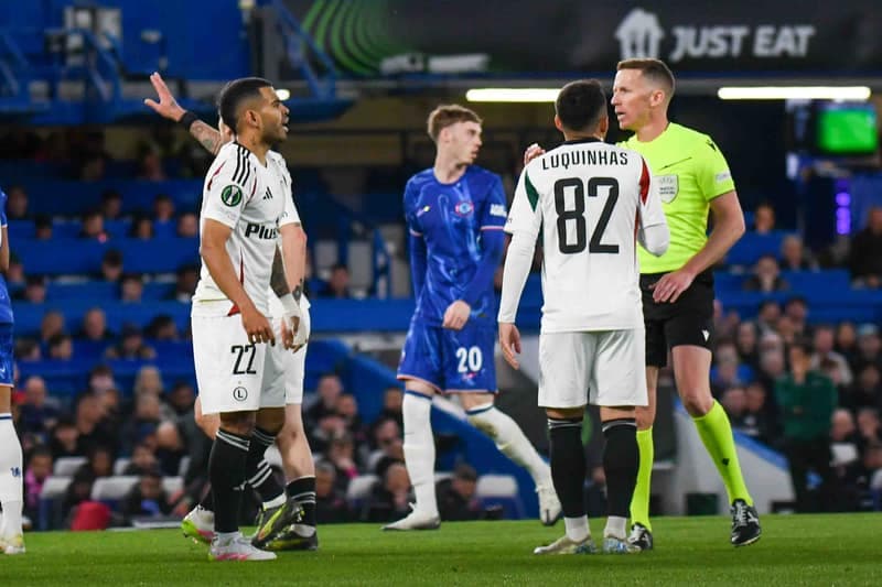 Football. UEFA Conference League. Chelsea - Legia Warsaw. 17.04.2025