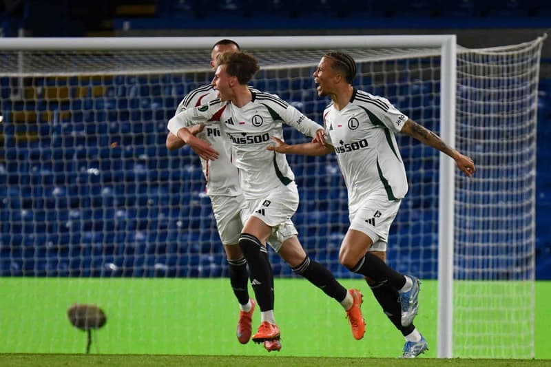 Football. UEFA Conference League. Chelsea - Legia Warsaw. 17.04.2025