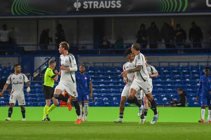 Football. UEFA Conference League. Chelsea - Legia Warsaw. 17.04.2025