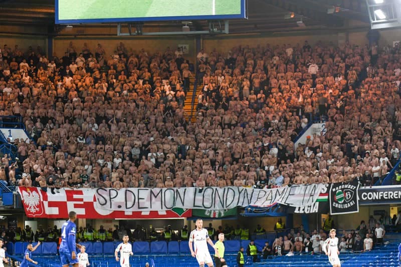 Football. UEFA Conference League. Chelsea - Legia Warsaw. 17.04.2025