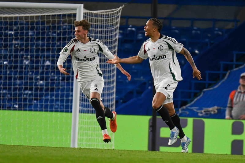 Football. UEFA Conference League. Chelsea - Legia Warsaw. 17.04.2025