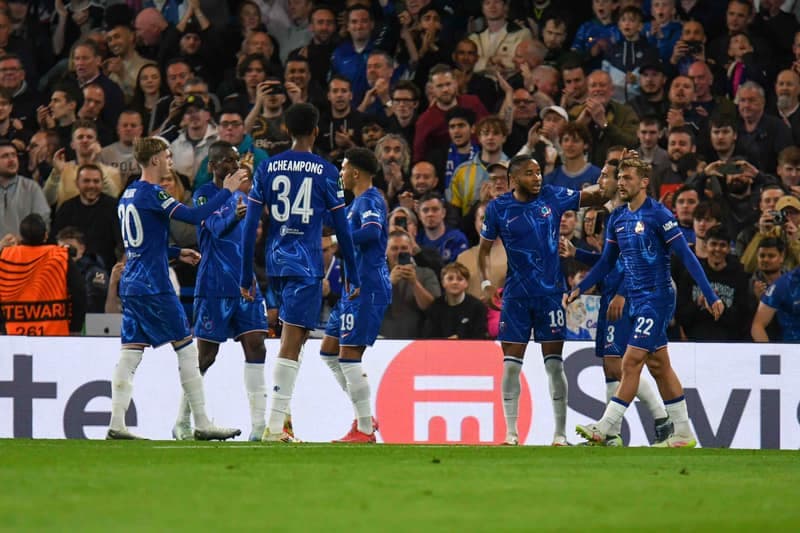 Football. UEFA Conference League. Chelsea - Legia Warsaw. 17.04.2025