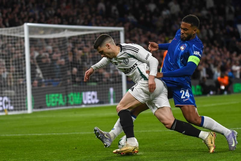 Football. UEFA Conference League. Chelsea - Legia Warsaw. 17.04.2025