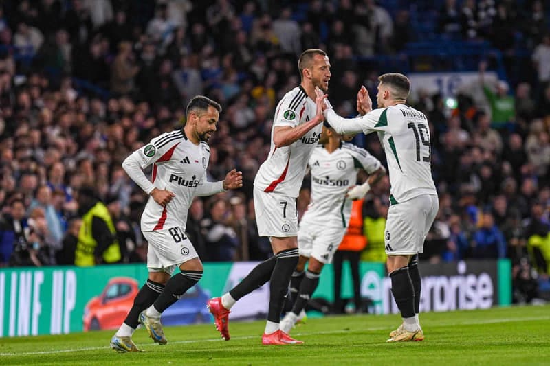Football. UEFA Conference League. Chelsea - Legia Warsaw. 17.04.2025
