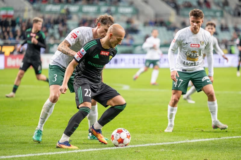 Football. Betclic 1 Liga. Slask Wroclaw - Gornik Leczna. 25.10.2025