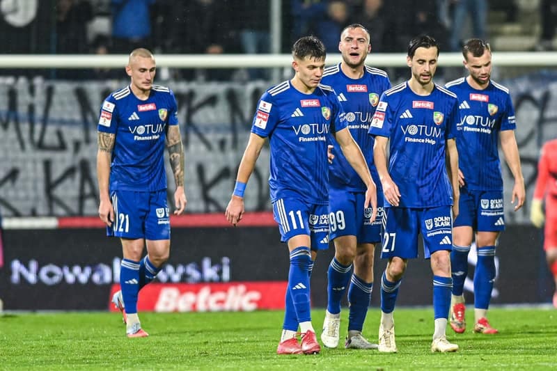 Football. Betclic 1 Liga. Miedz Legnica - Wieczysta Krakow. 02.11.2025