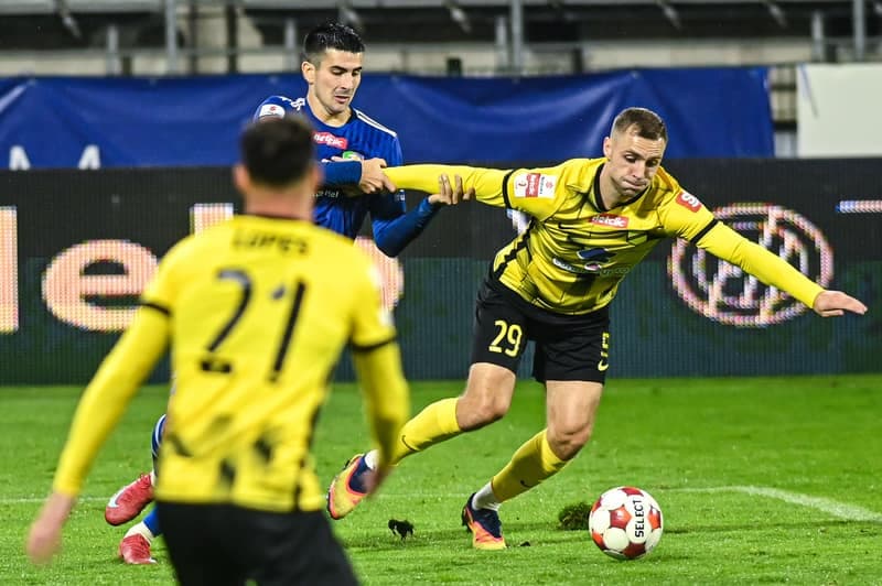 Football. Betclic 1 Liga. Miedz Legnica - Wieczysta Krakow. 02.11.2025