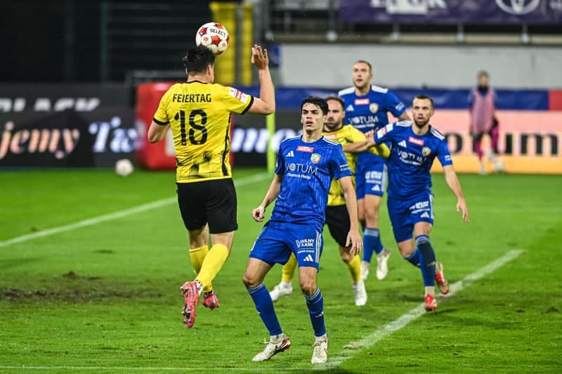 Football. Betclic 1 Liga. Miedz Legnica - Wieczysta Krakow. 02.11.2025