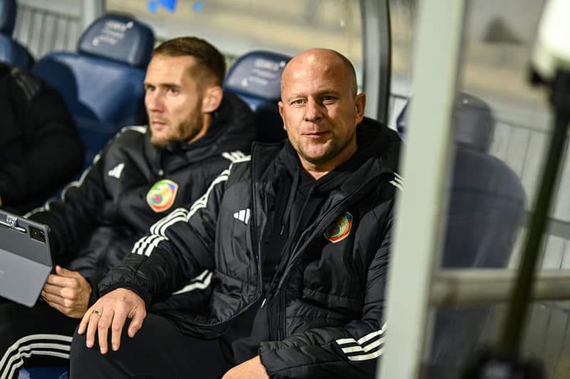 Football. Betclic 1 Liga. Miedz Legnica - Wieczysta Krakow. 02.11.2025
