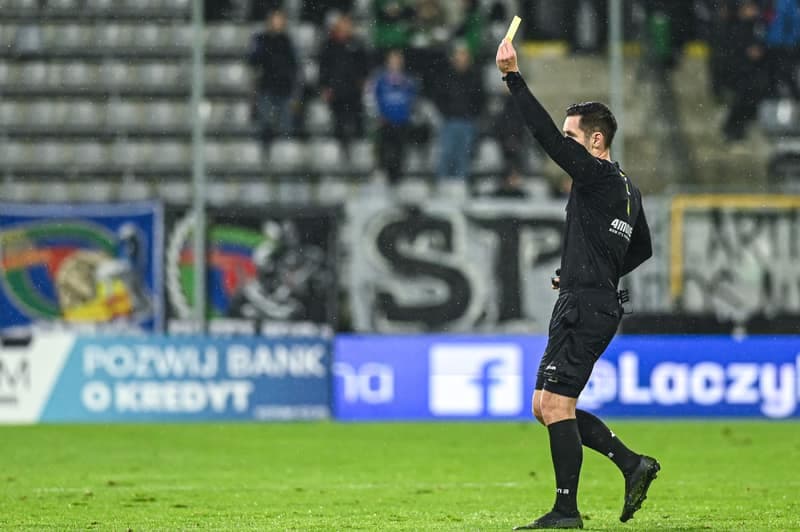 Football. Betclic 1 Liga. Miedz Legnica - Wieczysta Krakow. 02.11.2025