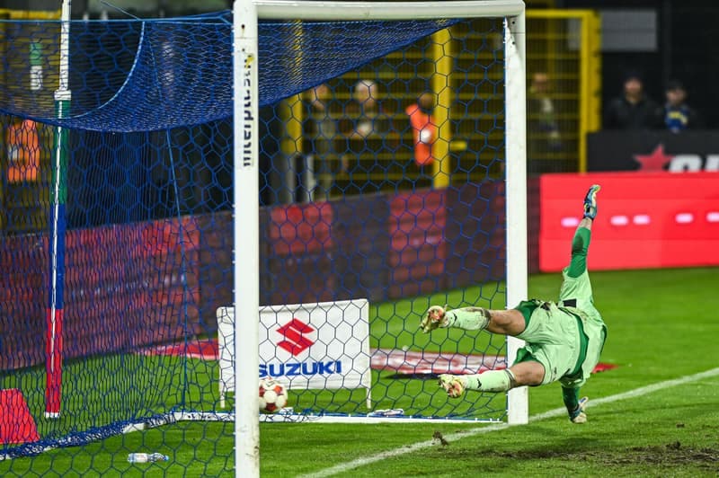 Football. Betclic 1 Liga. Miedz Legnica - Wieczysta Krakow. 02.11.2025