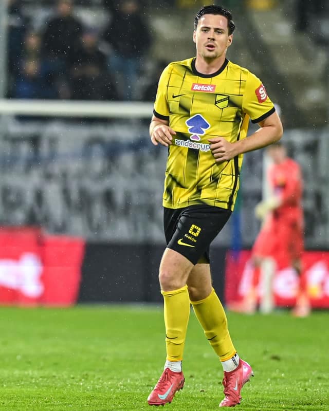 Football. Betclic 1 Liga. Miedz Legnica - Wieczysta Krakow. 02.11.2025
