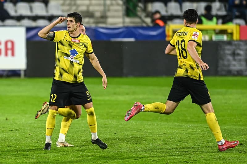 Football. Betclic 1 Liga. Miedz Legnica - Wieczysta Krakow. 02.11.2025