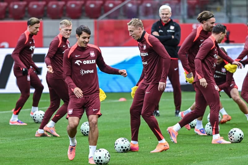 Football. Poland national team. Training. 13.11.2025
