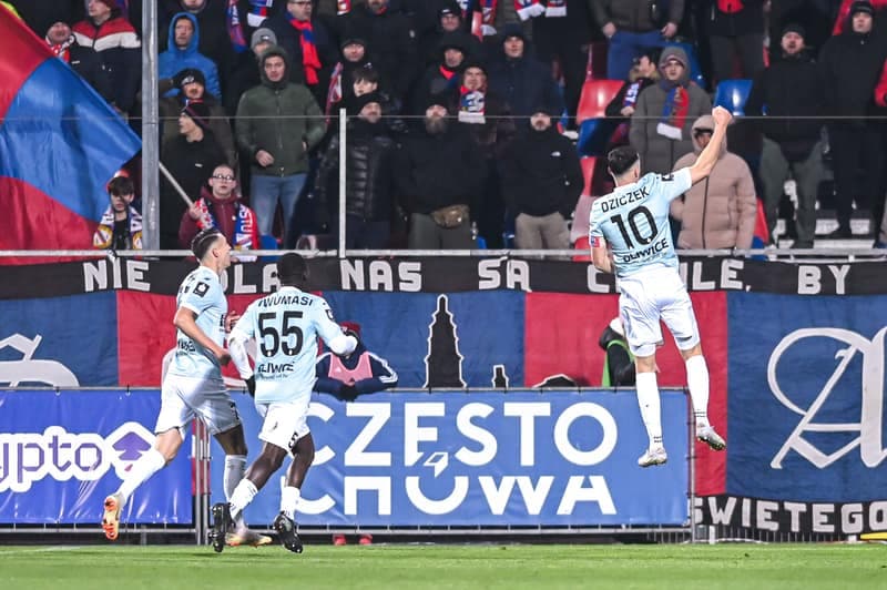 Football. PKO BP Ekstraklasa. Rakow Czestochowa - Piast Gliwice. 22.11.2025