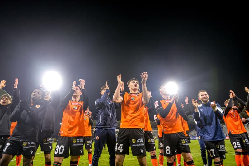 Football. Betclic 1 Liga. Miedz Legnica - Chrobry Glogow. 21.02.2026