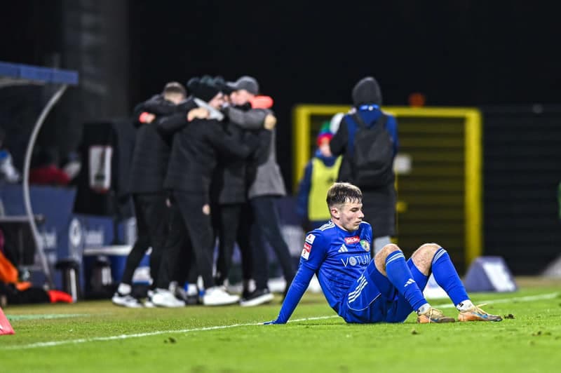 Football. Betclic 1 Liga. Miedz Legnica - Chrobry Glogow. 21.02.2026