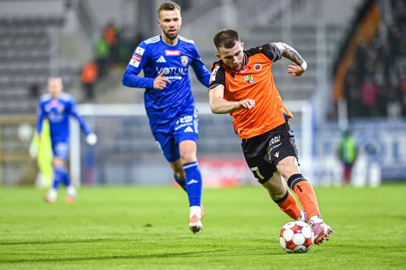 Football. Betclic 1 Liga. Miedz Legnica - Chrobry Glogow. 21.02.2026