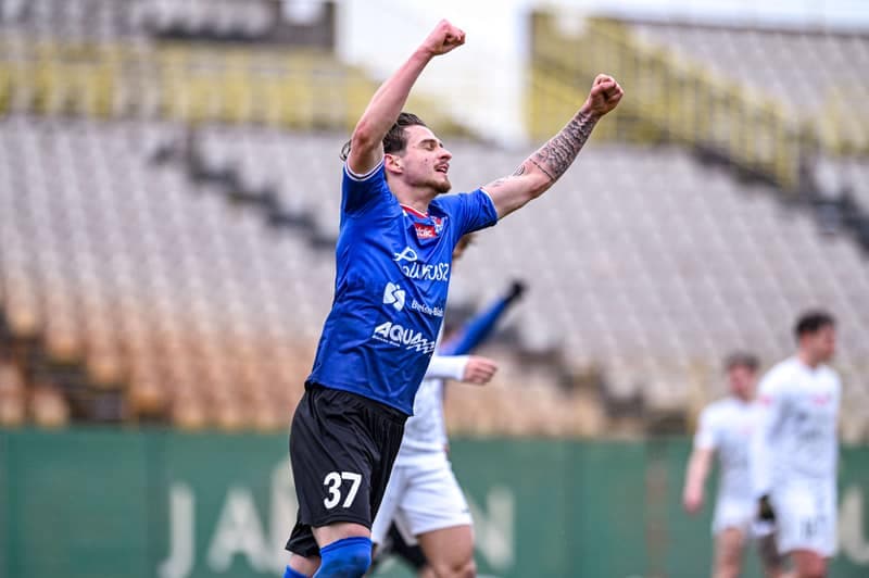 Football. Betclic 2 Liga. Slask Wroclaw II - Podbeskidzie Bielsko-Biala. 21.02.2026